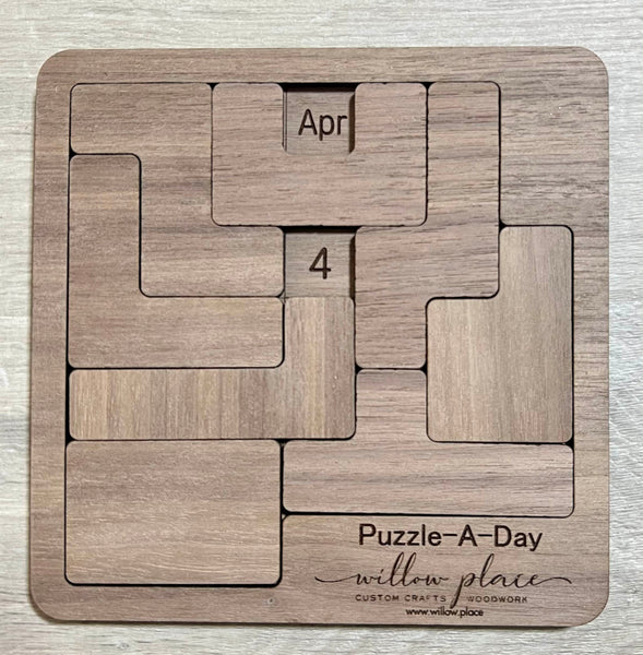 Puzzle-a-Day Wooden Calendar Jigsaw Puzzle