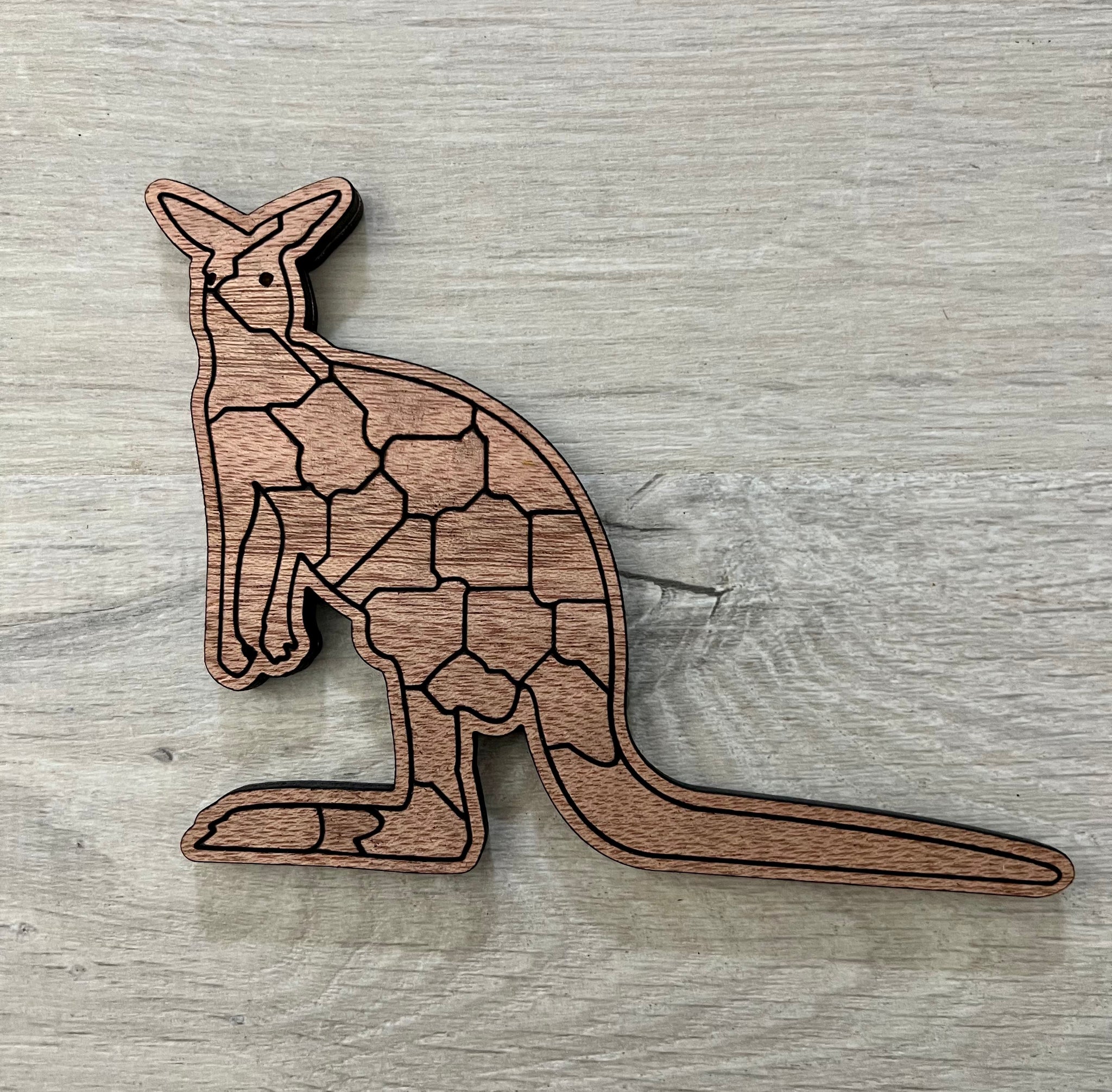 Kangaroo Wooden Jigsaw Puzzle