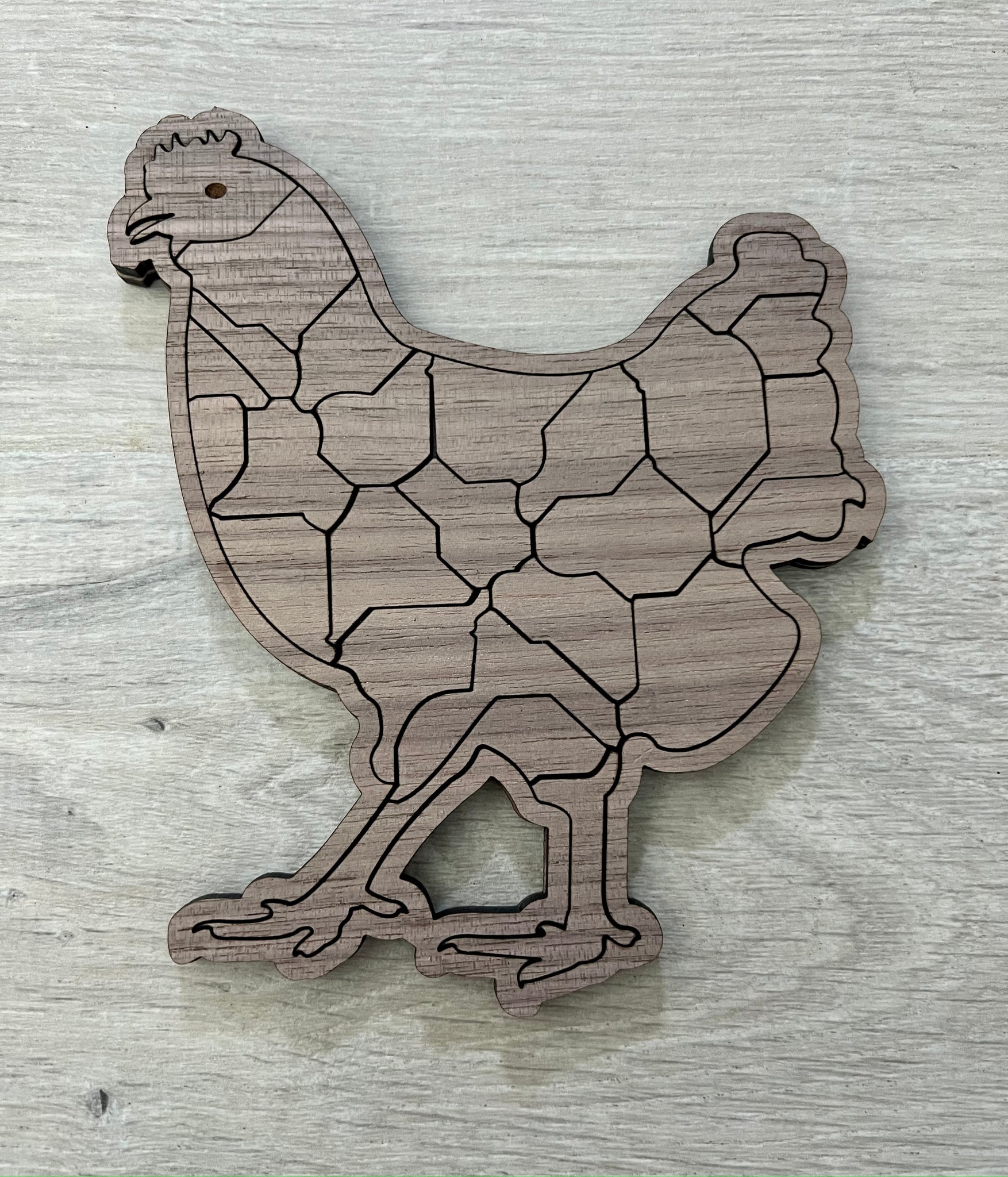 Chicken Wooden Jigsaw Puzzle