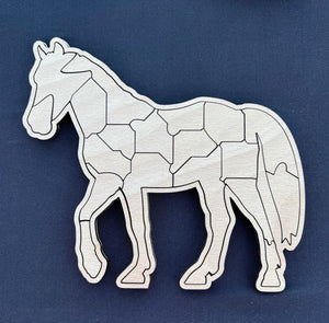 Horse Wooden Jigsaw Puzzle