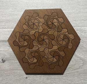 Symmetrical Wooden Jigsaw Puzzle