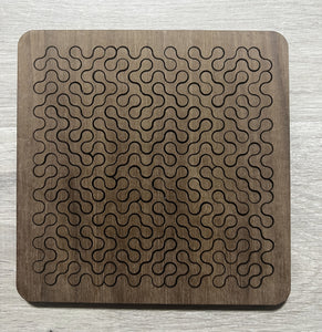 Circle Grid 10 Piece Wooden Jigsaw Puzzle