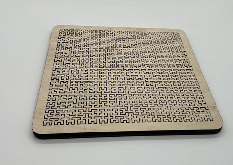 Hilbert Curve Wooden Jigsaw Puzzle