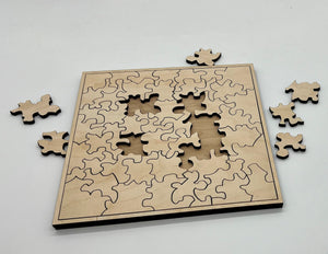 Organic 50 Piece Wooden Puzzle