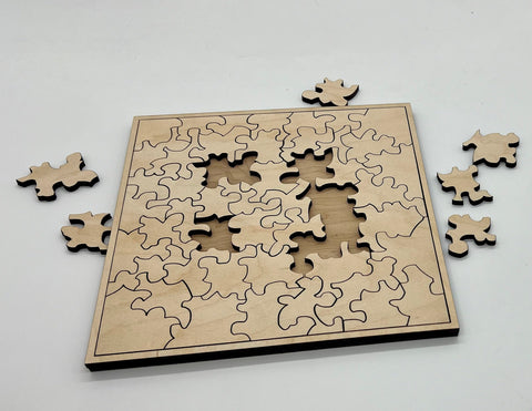 Organic 50 Piece Wooden Puzzle